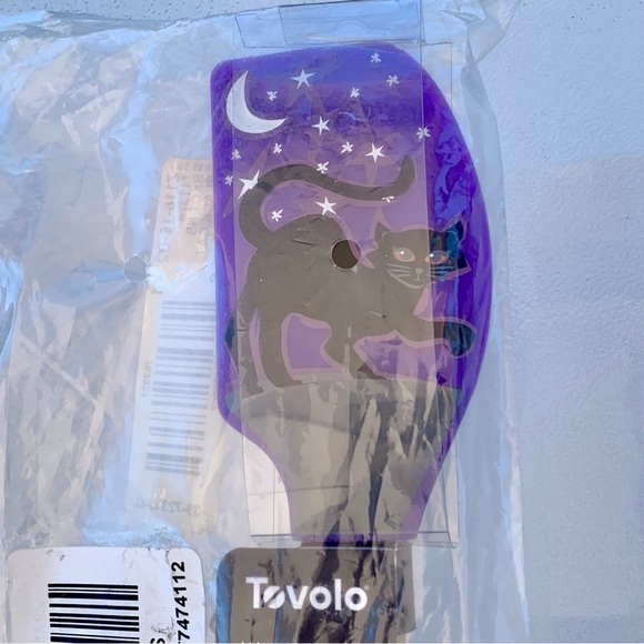 NEW Tovolo Spatulart 12.5" Silicone Black Cat Spatula with Wooden Handle - Picture 2 of 4